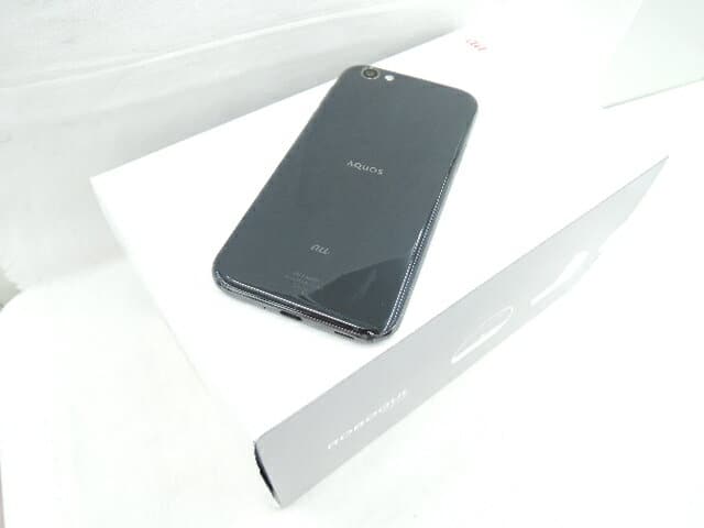 Used]au eyu AQUOS R SHV39 Mercury Black used goods - BE FORWARD Store