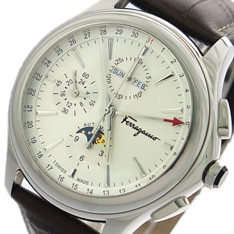 ferragamo moonphase watch