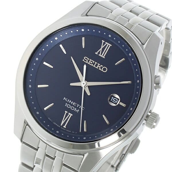 セイコー AGS/Kinetic GMTウォッチ New]SEIKO SEIKO kinetic quartz men watch SKA769P1 navy [watch