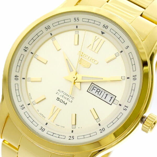New SEIKO SEIKO watch men SNKP20J1 SEIKO 5 SEIKO5 self winding watch gold watch foreign countries import product BE FORWARD Store