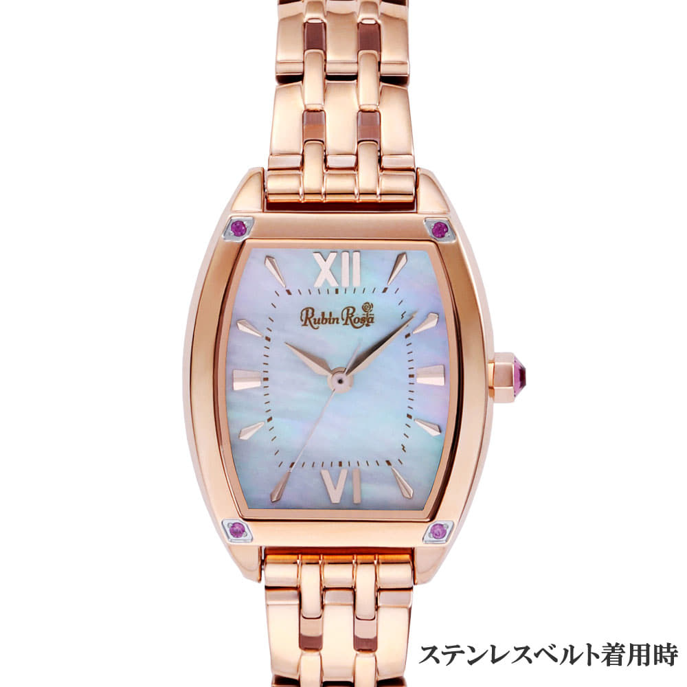 [New]Rubin Rosa RUBIN ROSA clock watch (Lady's) R025SOLPWH white shell ...