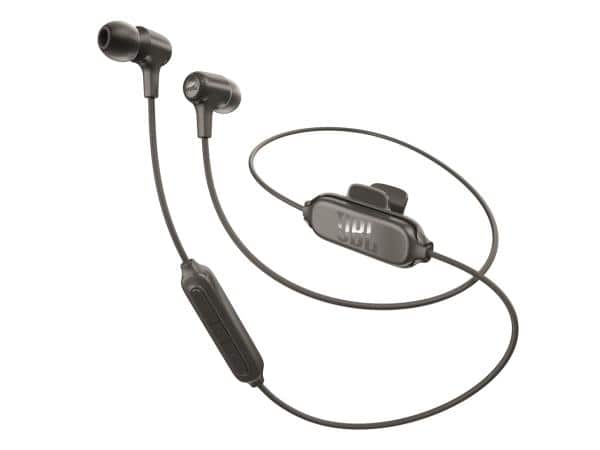 New JBLE25BTBLK Bluetooth earphone canal type JBLE25BTBLK Black neckband Bluetooth smtb s BE FORWARD Store