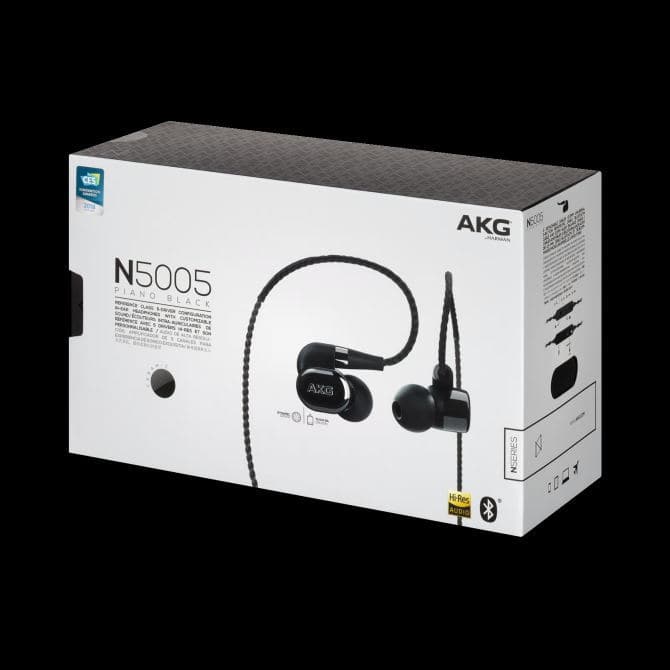 New]AKG 5 Drivers 4 Way Canal Type/High Res-adaptive Bluetooth Earphone  N5005 - BE FORWARD Store