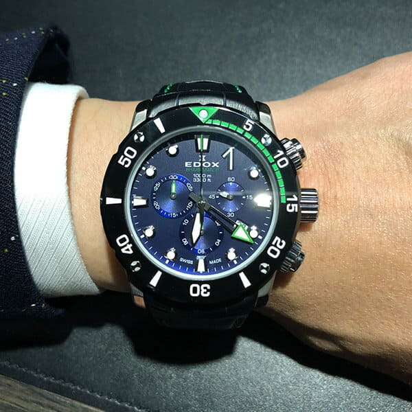 New EDOX OFFSHORE1 CHRONOGRAPH SHARKMAN 3 SEA TO SKY Watch 10241 TIV BUIN