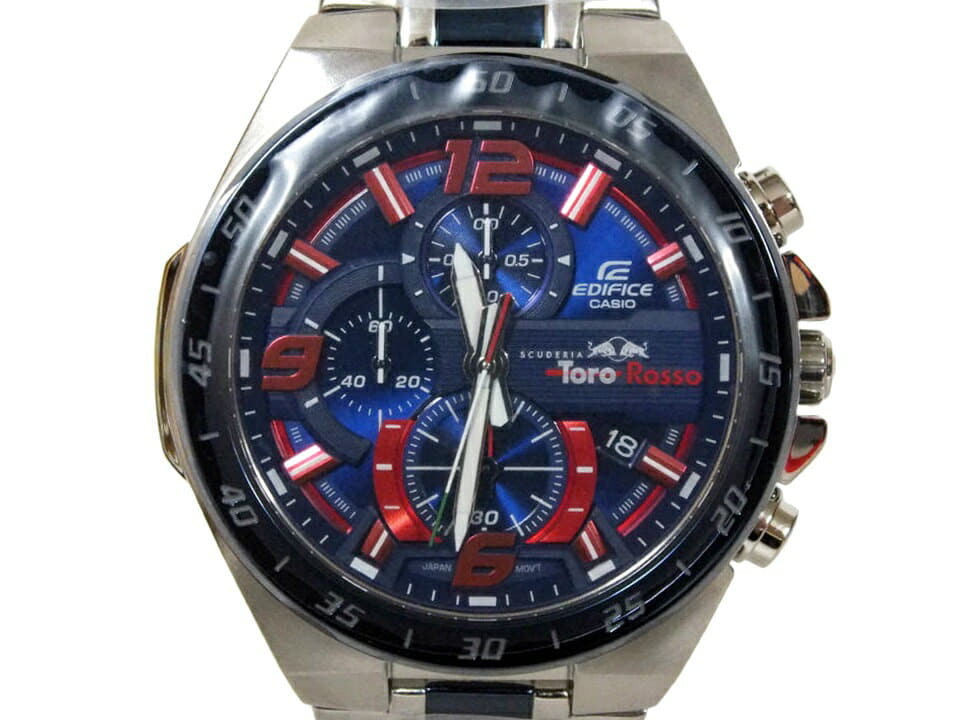 New] CASIO EDIFICE EFR-564TR-2AJR SCUDERIA TORO ROSSO LIMITED EDITION "CASIO  EDIFICE sukuderia fatty tuna rosso limited edition men watch [Miyakonojo  store] - BE FORWARD Store