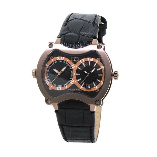 New]CURTIS BGD47BK-BR 47mm Bronze Black Black Leather