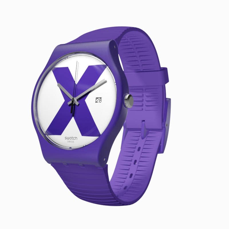 New][formal store] Swatch Swatch XX-RATED PURPLE Double X Ray Ted