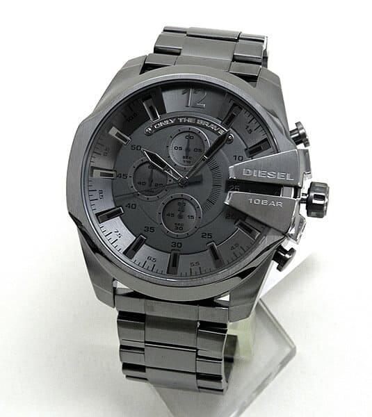 chief Store clock DIESEL gunmetal analog BE FORWARD CHIEF chronograph men mega metal MEGA - DZ4282 New]Diesel watch