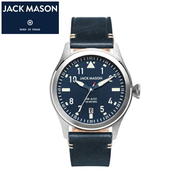 [New]JACK MASON AVIATION Men's Quartz Pilot Watch Italian NATO Belt 10 ...