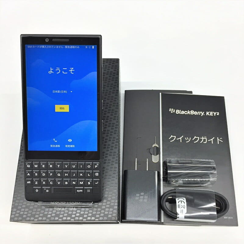 [Used]BlackBerry KEY2 128GB Black RA0001822 SIMFree BE FORWARD Store