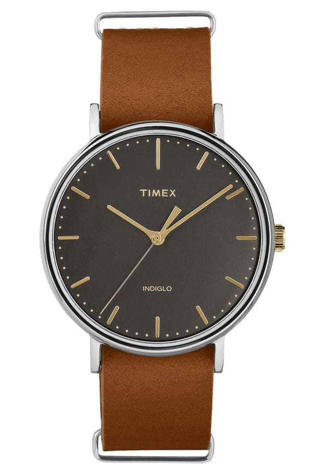 [New]Timex Weekender Fairfield Unisex Watch 41mm leather NATO Black ...