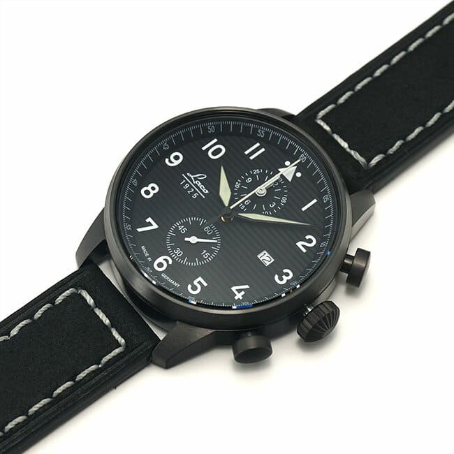 New Laco Men s Quartz Chronograph Pilot s Watch Lausanne ref 861975 BE FORWARD Store