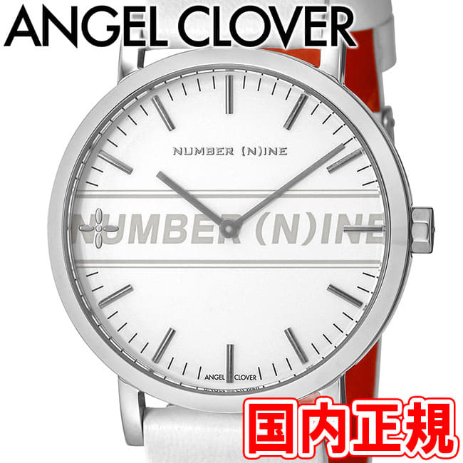 New]Angel clover watch number nine collaboration model men white