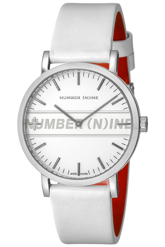 New]Angel clover watch number nine collaboration model men white