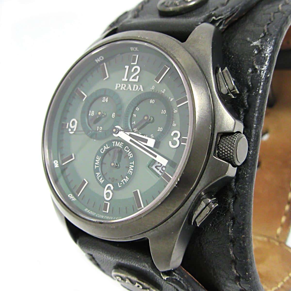 New][MAX20000 OFF] 1,000 Prada solar radio time signal-limited watch men  clock stainless steel (SS) | PRADA BRANDOFF off-brand clock watch - BE  FORWARD Store