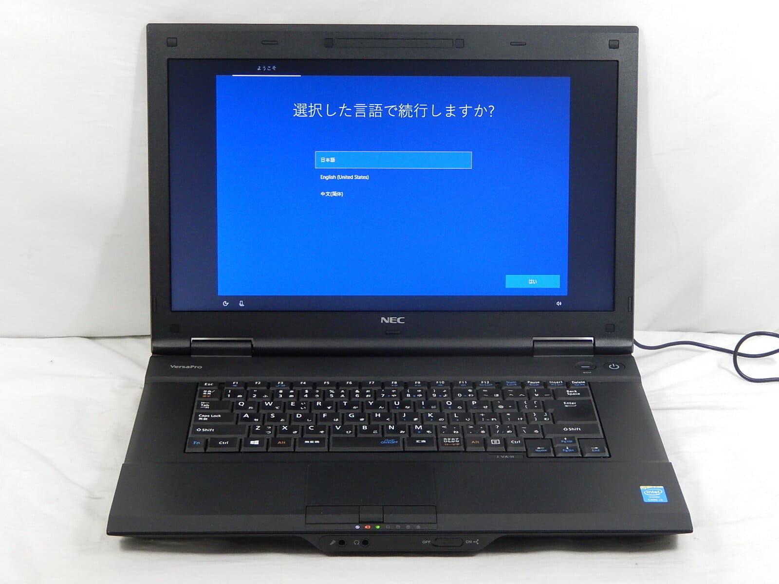 NEC(PC-VJ24) 15.6インチノートPC Windows10 Core-i3 SSD240GB Office付