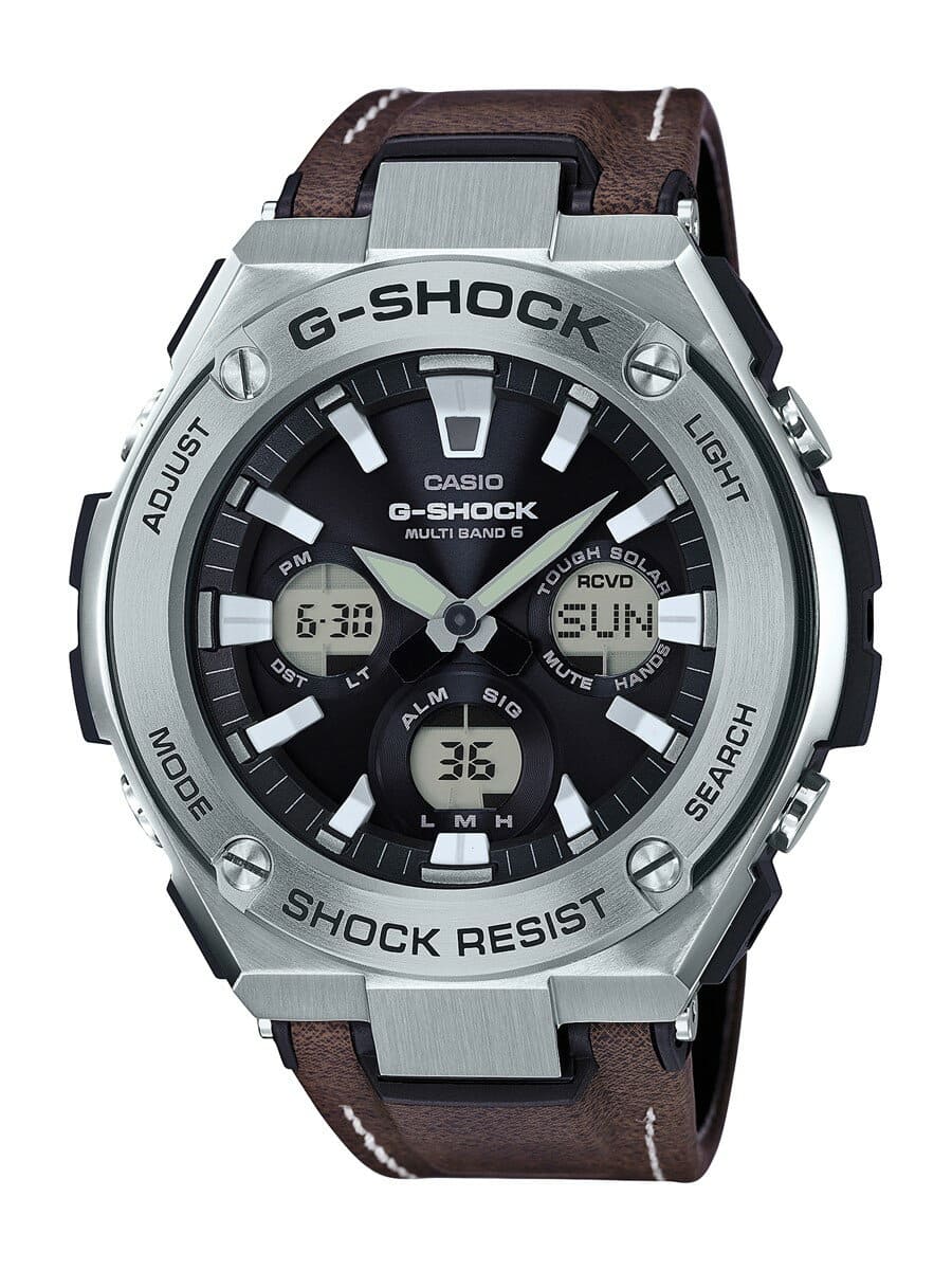 New] Casio G-Shock GST-W130L-1AJF G-STEEL tough leather electric