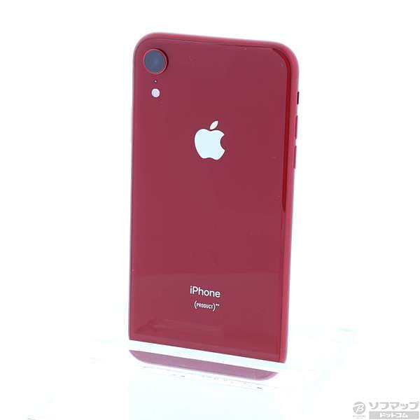 Used]Apple iPhoneXR 64GB product red MT062J/A SIM-free ◇07/13 