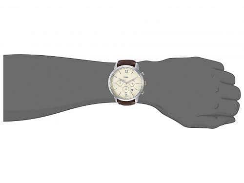 New]Watch fob watch FS5380 BE men Neutra the for - Chronograph - Fossil Store - FORWARD Brown fosshiru