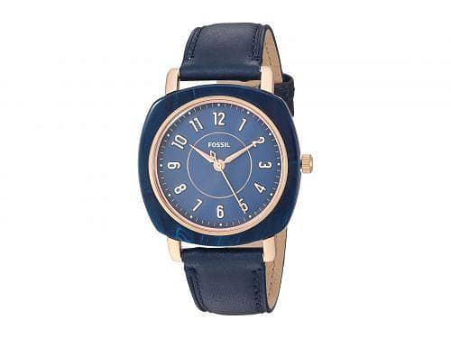 New Watch fob watch Fossil fosshiru Idealist ES4280 Black Leather for the Fossil fosshiruredisu BE FORWARD Store