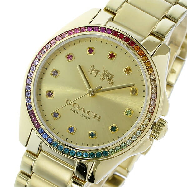 coach rhinestone watch