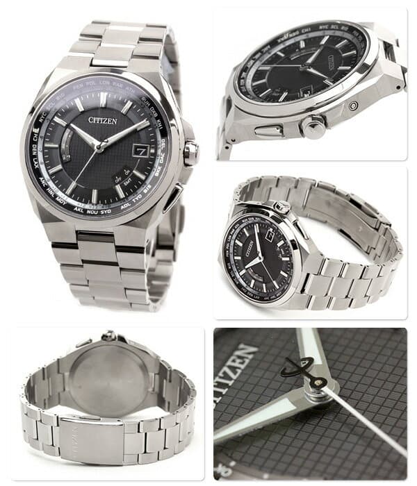 New] CB0120-55E CITIZEN ATTESA Eco Drive radio time signal men 