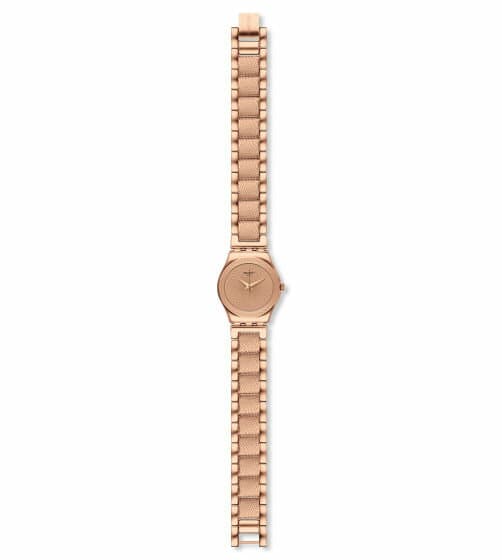 New Swatch Full Rose Originals Irony Lady Stainless Steel Watch