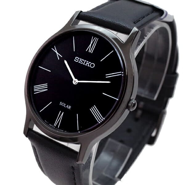 New]Seiko Unisex Quartz Watch Black SUP855P1 - BE FORWARD Store