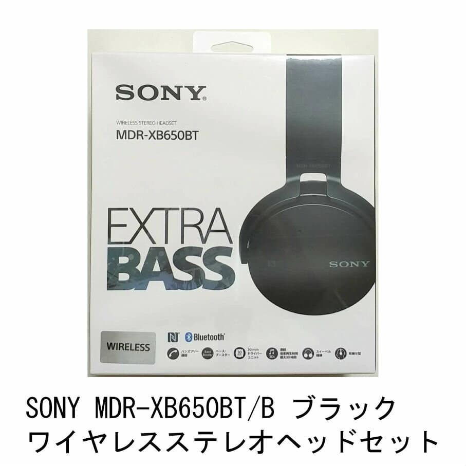 New]Headphones SONY MDR-XB650BT/B wireless Bluetooth black BE