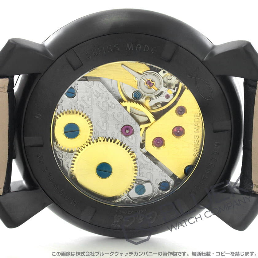 New]gagamiranomanuare ガガミラノmodel No 5012.06.S 48MM watch men