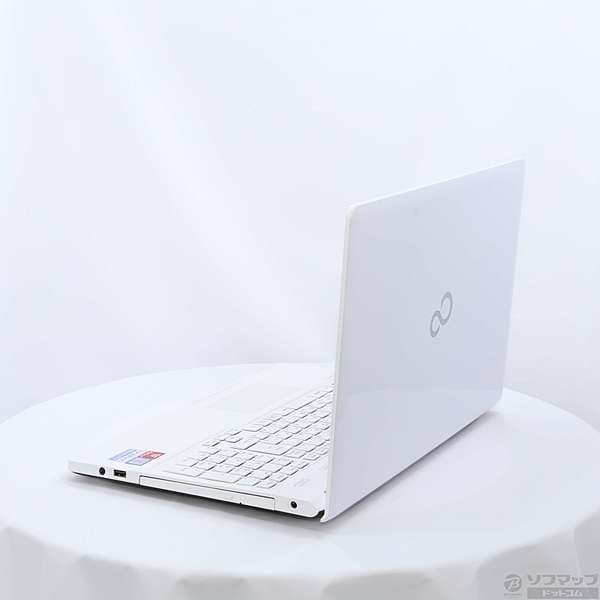 Used]FUJITSU LIFEBOOK AH47/U FMVA47UWC Urban white [Windows 10