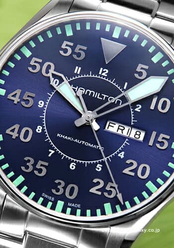 New Hamilton HAMILTON watch Khaki Pilot Auto Navy H64715145 BE FORWARD Store