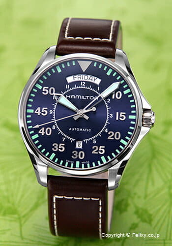 New Hamilton HAMILTON watch Khaki Pilot Day Date Auto H64615545