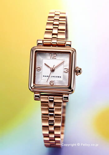 New]Mark Jacobs clock Lady's MARC JACOBS watch fish basket 20 Rose