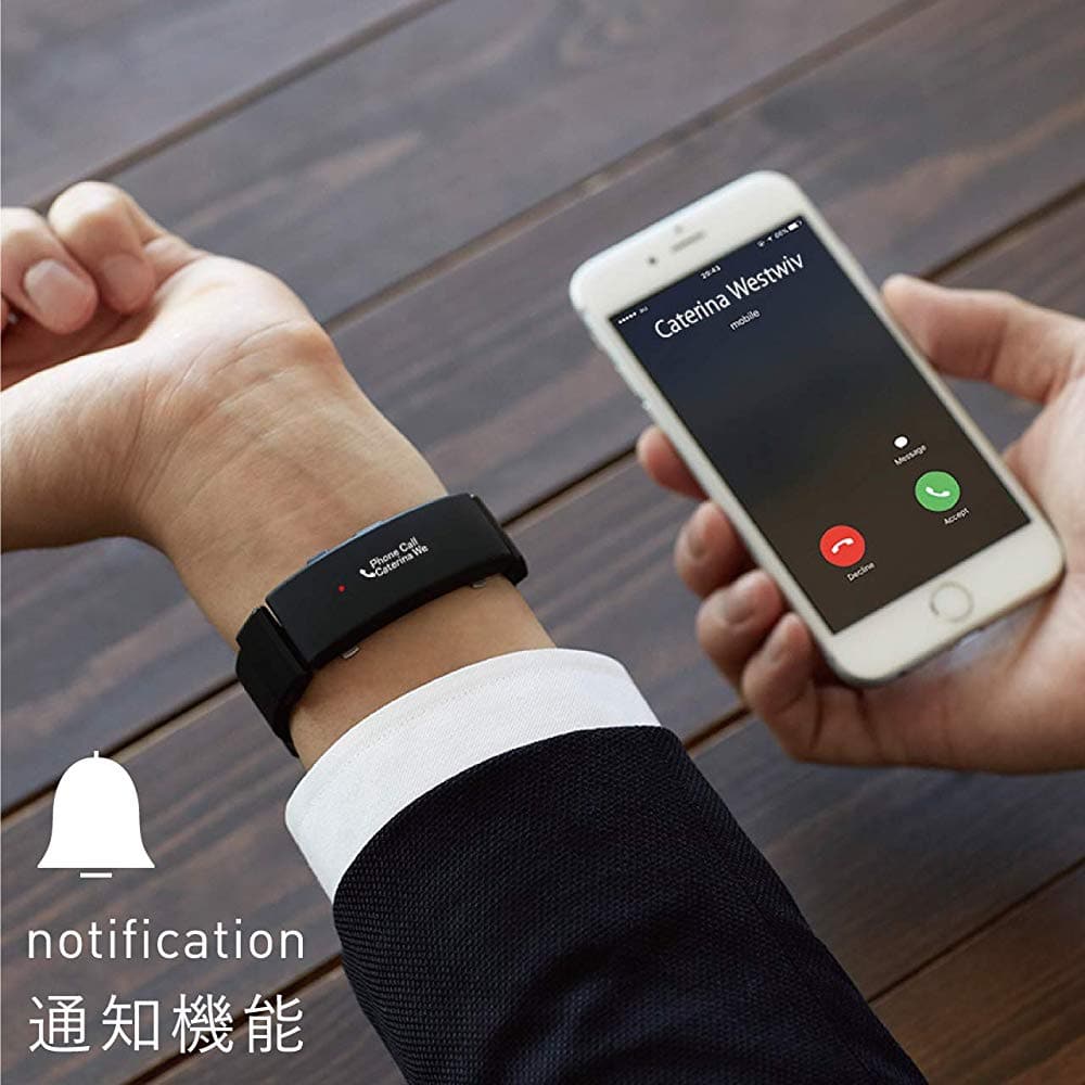 New]Optical wena wrist active Black with a built-in soniuena SONY  