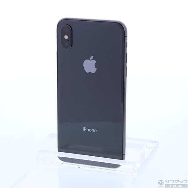 Used]Apple iPhoneX 256GB space gray NQC12J/A SIM-free ◇07/25 - BE