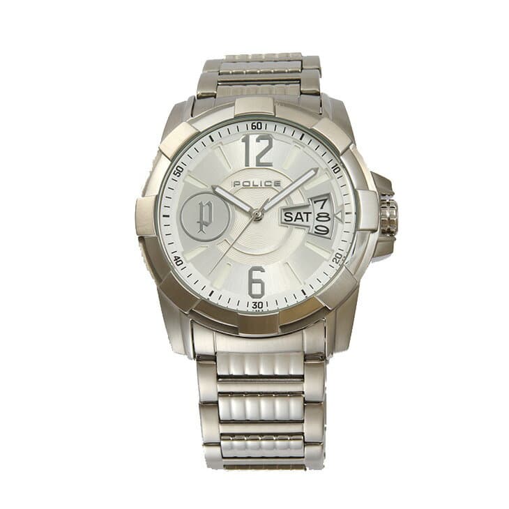 New]Watch police POLICE 12221JS-04M men clock stainless steel