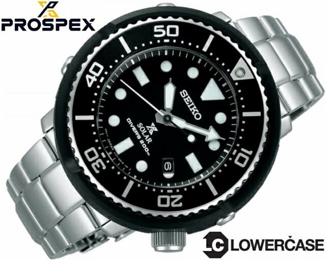 New waterproofing stainless steel silver X Black SBDN021 Cal V147 for the SEIKO PROSPEX Pross pecks Diver Scuba diver scuba Produced by LOWERCASE