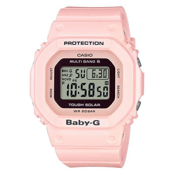 baby pink casio watch