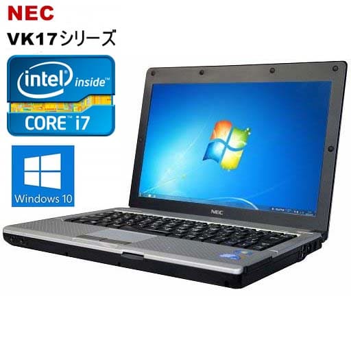 Windowsノート本体 NEC VersaPro Core i7 SSD240GB 8GB Win10 Used]NEC VersaPro VK17 series SSD240GB memory 8GB 12.1 inches