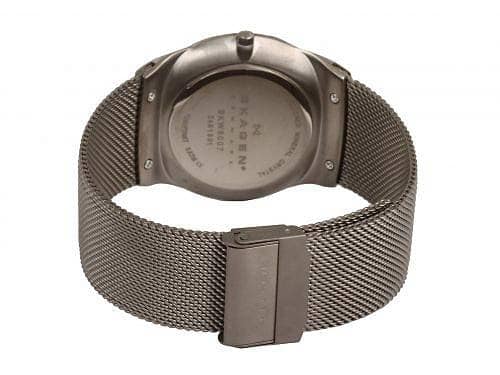 New]Watch fob watch SKW6007 Aktiv Mesh Titanium Watch - Grey for the Skagen  Skagen mens - BE FORWARD Store
