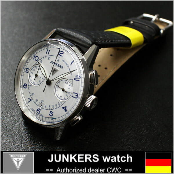 New Junkers JUNKERS JUNKERS G38 6970 3QZ Chronograph Germany clock quartz watch clock BE FORWARD Store