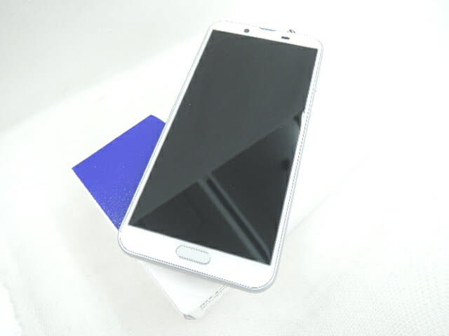 Used]SIMSHARP AQUOS sense2 SH-M08 white silver - BE FORWARD Store