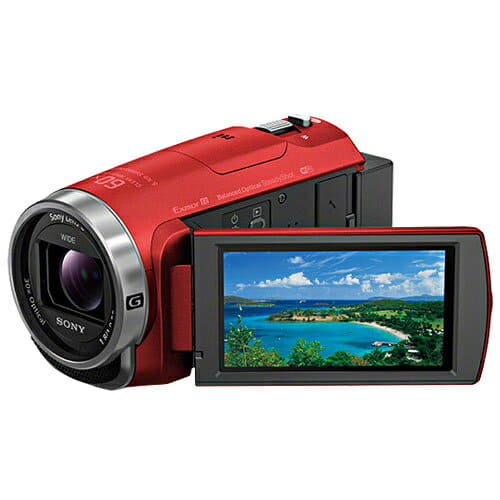 【美品】Sony Handycam HD 赤色 本体 2025年最新】SONY HDR-CX680 