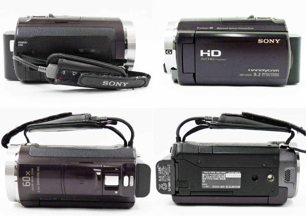 Used]HDR-CX535 SONY SONY video camera product rank A wound and an oily  look, a dirt, , the problem in the use are few products. [77] - BE FORWARD  Store