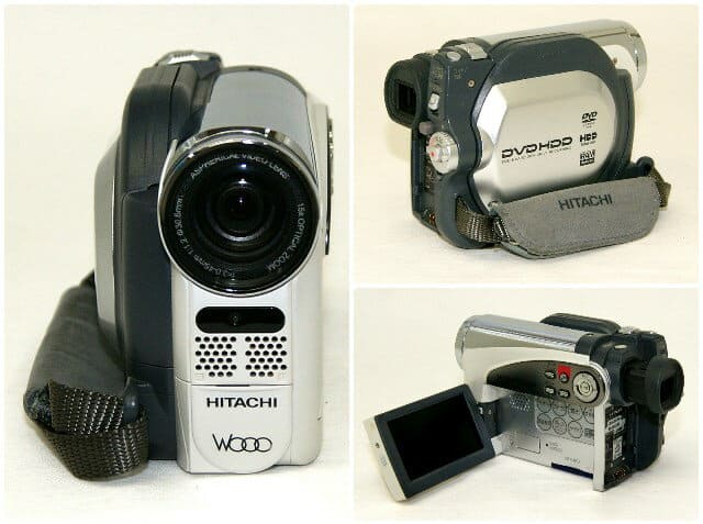 Used]welcome! HITACHI Hitachi DZ-HS401(W) royal white WOOO Hybrid