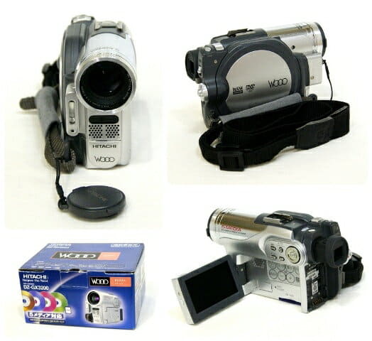 [Used]HITACHI Hitachi DZ-GX3200 Silver DVD Video Camera 