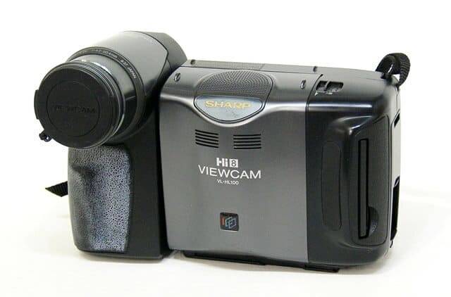 [Used]SHARP VL-HL100 liquid crystal video camera (Hi8/8mm) with Hi8 system