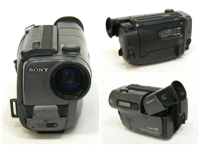 [Used]SONY CCD-TR3 Hi8/8mm video camera recorder [TA management  1-53-1208015]