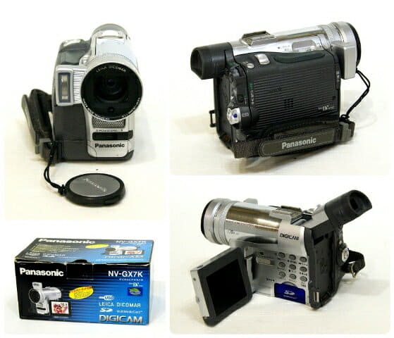 Panasonic NV-GX7K Digital Video Camera Mini DV Cassette